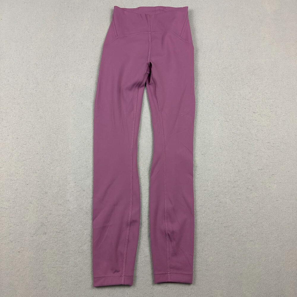 Lululemon Pants Women 2 Vintage Plum InStill High Rise Tight Yoga Soft Stretch